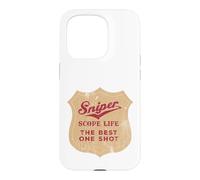 Sniper Scope Life Le Meilleur One Shot Coque pour iPhone 15 Pro