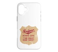 Sniper Scope Life Le Meilleur One Shot Coque pour iPhone 16 Plus