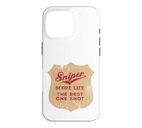 Sniper Scope Life Le Meilleur One Shot Coque pour iPhone 16 Pro