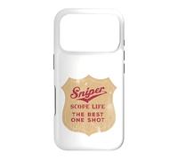 Sniper Scope Life Le Meilleur One Shot Coque pour iPhone 17 Pro