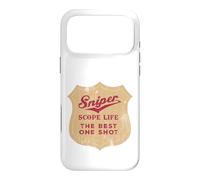 Sniper Scope Life Le Meilleur One Shot Coque pour iPhone 17 Pro Max