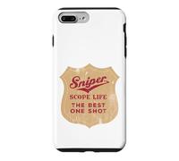 Sniper Scope Life Le Meilleur One Shot Coque pour iPhone 7 Plus/8 Plus