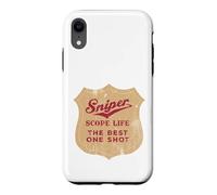 Sniper Scope Life Le Meilleur One Shot Coque pour iPhone XR