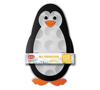 Snips Bac à glaçons Mr Penguin, Moules à Glace, Plateau pour Moules à Glace, 15 Moules à Glace, 26 x 15,5 x 2,8 cm, Plateau pour Moules à Glace avec Couvercle, Made in Italy