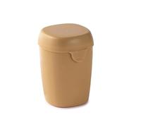 Snips Boîte à Yaourt Réfrigérée, Récipient pour Collations et Petits Pots, 0,5 L, 10 x 9 x 13 cm, Moutarde, Couvercle avec Fermeture de Sécurité, Made in Italy