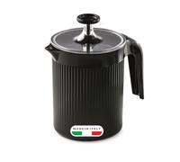 Snips, Cremix, Cappuccino Mousser à Lait 0,50 LT, Noir, Émulsionneur à Crème pour Cappuccino 10 x 14,5 x 15,3, Made in Italy