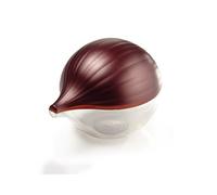Snips Salva Cipolla Boîte en plastique pour oignon (Mauve/transparent), 12,5 x 10 x 10,5