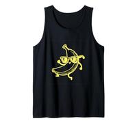 #snirt Banana Joe T-shirt humoristique banane avec lunettes de soleil dansant Débardeur