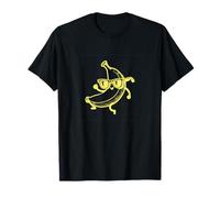 #snirt Banana Joe T-shirt humoristique banane avec lunettes de soleil dansant T-Shirt