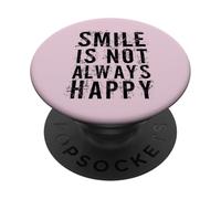 #snirt Le Rire n'est Pas Toujours drôle sur Un t-Shirt imprimé Qui Dit PopSockets PopGrip Adhésif