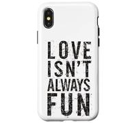 #snirt Love isn´t always fun T-shirt humoristique avec inscription en allemand Coque pour iPhone X/XS