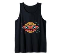 #snirt T-shirt vintage, motif loup rétro Débardeur
