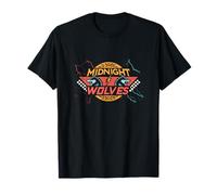 #snirt T-shirt vintage, motif loup rétro T-Shirt