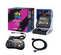 SNK NEOGEO Mini Arcade International Edition et Ensemble de Manettes Noir [Câble HDMI Inclus], 40 Jeux SNK Neo Geo sous Licence Officielle Préchargés