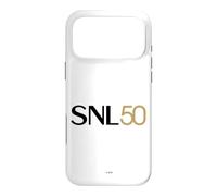 SNL 50 Chest Logo Black and Gold Saturday Night Live Coque pour iPhone 17 Pro Max