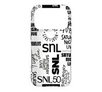 SNL 50 Saturday Night Live Logos All-Over Print Coque pour iPhone 17 Pro