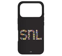 SNL Logo Character Collage Coque pour iPhone 17 Pro