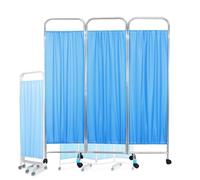 SNLKCLRA Paravent médical à roulettes à 3 Panneaux, paravent médical Portable, séparateur de pièce, séparateur de pièce Pliable pour Adulte, pour Clinique/Salle d'examen, Gain de Place