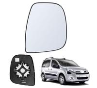 SNMHH Voiture Verre de Rétroviseur Remplacement pour Citroen Berlingo/Peugeot Partner MK2 2012 2013 2014 2015 2016 2017 2018 Recul Miroir Arrière Glace Chauffable Rechange Droit Gauche Anti-buée