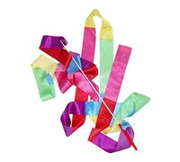 Snner 4m Gym Dance Ruban Rhythmique Streamer Art Ballet Gymnastique Tournage Tige de Noël pour Sports Couleur Mixte