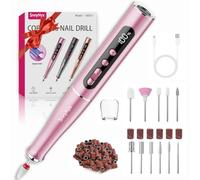 SnnyNyx Perceuse à ongles électrique professionnelle, kit de manucure et pédicure sans fil 35 000 tr/min pour dissolvant de vernis à ongles, lime à ongles électrique, lime à ongles électrique