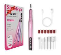 SnnyNyx Perceuse à ongles sans coerdless en forme de stylo (rose rose)