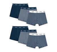 Snocks Boxer Homme Lot de 6 - Caleçon en Coton Bio Certifié GOTS - Slip Confort sans Étiquette, Ne S’enroule Pas, Ne Coupe Pas - sous Vêtement Respirant Ajustement Parfait Tailles L