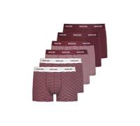 SNOCKS Boxers gris clair / rouge ru lanc, Taille M