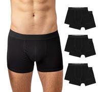 Snocks Caleçon Homme Coton Bio - Lot de 6 Boxers sans Logo ni Étiquette | Confort Toute la Journée - Garantie Anti-Trou 6 Mois - Taille S à 4XL