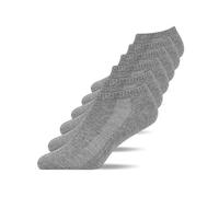 Snocks Socquettes & Chaussettes Basses Homme & Femme - 6 Paires - Coton Bio & Polyester Recyclé - Adaptation Parfaite, Antidérapantes & Confortables - Tailles 43-46