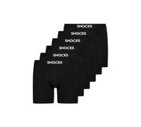 SNOCKS Boxers noir / blanc, Taille L