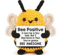 Snokipye Pocket Hug Abeille porte-bonheur - Cadeau porte-bonheur - Pomme de terre positive - Remplacement allemand