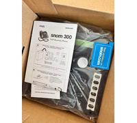 Snom 300 SIP IP Téléphone PoE Noir VoIP Téléphone 4 Lignes NEUF + OVP