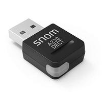 Snom A230 dongle USB DECT est connecté Via Le Port USB existant de téléphone de Bureau et est Maintenant sur Une Station de Base DECT, Aucune Configuration nécessaire, 00004386 Noir