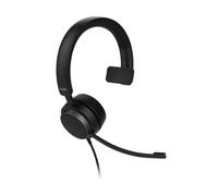 Snom A310M Casque Filaire Monaural, Audio Large Bande, Adaptateurs QR | Micro pivotant 270°, réduction de bruit passive, compatible tous téléphones Snom