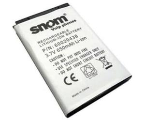 Snom Batterie Li-ION de Rechange, Compatible M30/M65/M70/M80/M85/M90/C50 | Pièce de rechange officielle Snom, technologie lithium-ion, installation simple sans outil