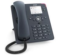 Snom Téléphone VoIP D140 – Gris ardoise, Écran LCD 2,8", Audio HD, 2 identités SIP, PoE Classe 1