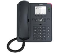 Snom Téléphone VoIP D150 – 2 comptes SIP, écran 2,8 pouces, Gris ardoise, PoE classe 1