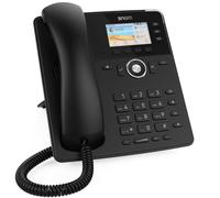 Snom D717 TéLéPhone Fixe sans Fil - ÉCran Couleur TFT 2,7-3 Touches Programmables - Port USB - Capteur Luminosité - Disponible en Noir Et Blanc - IDÉal pour Bureau Et Réception