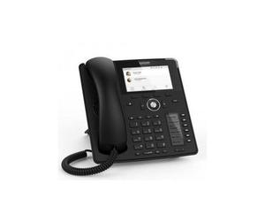 Snom D785 Customized, Schwarz téléphone fixe Noir 12 lignes TFT