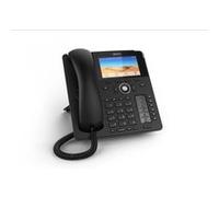 Snom D785 Téléphone IP, téléphone de bureau SIP couleur + SmartScreen, 12 le crochet commutateur SIP identités, Bluetooth, USB, 48 touches d'auto-étiquetage (12 physique), Noir, 00004349