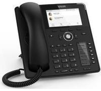 Snom D785N IP TéLéPhone Fixe Filaire avec ÉCran Couleur TFT Haute RéSolution 4,3" Et Bluetooth IntéGRÉ, Telephone Fixe Filaire, TéLéPhone Fixe avec Répondeur 00004599