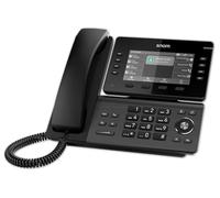 Snom D812 Téléphone IP Fixe avec écran Couleur 5" - Téléphone de Bureau avec 8 Boutons programmables, Port USB et boîtier antibactérien pour Une Communication Efficace