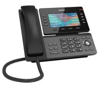 Snom Téléphone fixe filaire D862 – Écran couleur IPS 5 inclinable, 8 touches programmables, USB 2.0