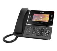 Snom D865 TéLéPhone Fixe VoIP avec ÉCran Couleur IPS 5 Inclinable, Wi-FI, Bluetooth 5.0, Audio HD, RéDuction De Bruit Avancée, 10 Touches Programmables, 2 Ports USB 2.0, Design ÉLéGant