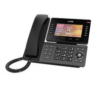Snom D865 TeLePhone Fixe VoIP avec ECran Couleur IPS 5 Inclinable Wi-FI Bluetooth 5.0 Audio HD Reduction De Bruit Avancee