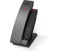 Snom HD101 - Téléphone IP - noir - Combiné sans fil - bureau/mur - antibactérien - 1.881792 - 1.897344 GHz (00007001)