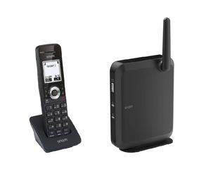 Snom M110 SC Pack composé de la station de base Snom M100 SC et du combiné Snom M10 SC.