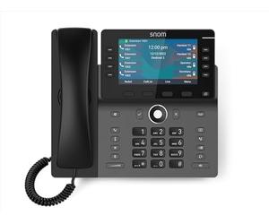 Snom M58 TéLéPhone Fixe sans Fil DECT - Grand ÉCran Couleur 5, 8 Touches Programmables, Bluetooth IntéGRÉ - TéLéPhone Fixe De Bureau avec Émulation d'Appel Partagé Et Mises À Jour OTA