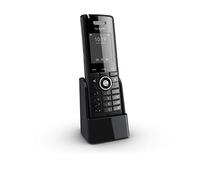 Snom M65 Combiné DECT SIP, écran Couleur TFT, Audio HD, multicellule, Noir | Combiné DECT avec alarme vibrante et 250 heures Veille - Modèle d'entrée de gamme Snom M pour un itinérance d'entreprise sans